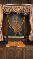 Portrait of Parama Pujya Narasimha Giriji Maharaj Mahamandaleshwar  (Parama Guru of Ishwarananda Giriji Maharaj)